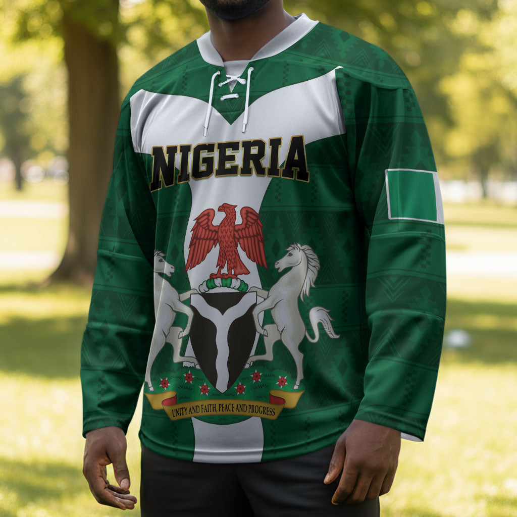 Personalised Nigeria Hockey Jersey Naija In My Heart