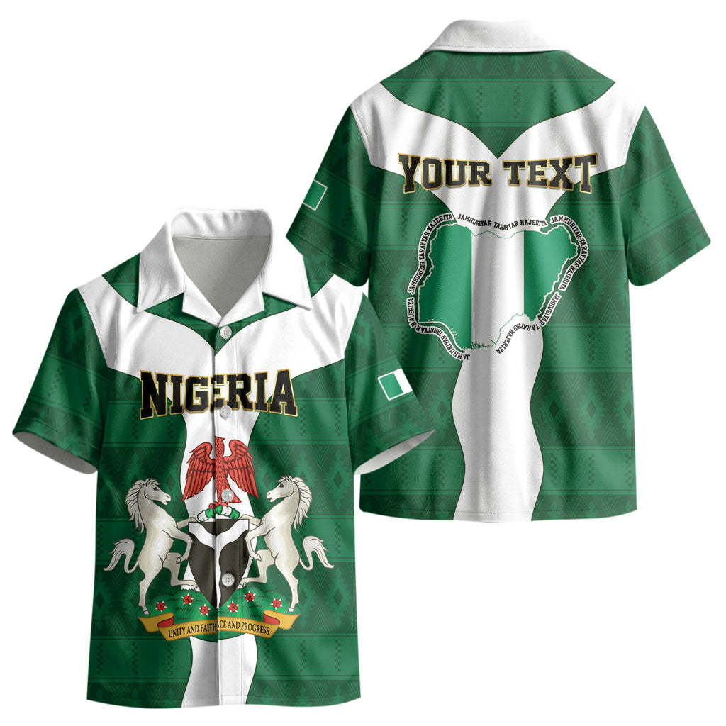Personalised Nigeria Kid Hawaiian Shirt Naija In My Heart