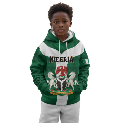 Personalised Nigeria Kid Hoodie Naija In My Heart