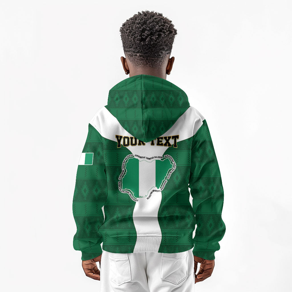 Personalised Nigeria Kid Hoodie Naija In My Heart