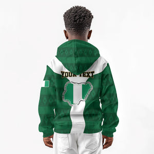 Personalised Nigeria Kid Hoodie Naija In My Heart