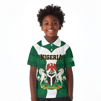 Personalised Nigeria Kid Polo Shirt Naija In My Heart