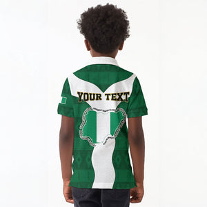 Personalised Nigeria Kid Polo Shirt Naija In My Heart