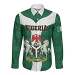 Personalised Nigeria Long Sleeve Button Shirt Naija In My Heart