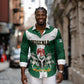 Personalised Nigeria Long Sleeve Button Shirt Naija In My Heart