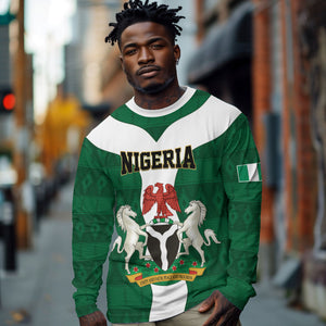 Personalised Nigeria Long Sleeve Shirt Naija In My Heart