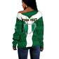 Personalised Nigeria Off Shoulder Sweater Naija In My Heart