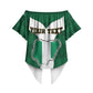 Personalised Nigeria Off Shoulder Wrap Waist Top Naija In My Heart