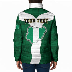 Personalised Nigeria Padded Jacket Naija In My Heart