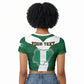 Personalised Nigeria Raglan Cropped T shirt Naija In My Heart