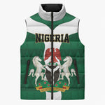 Personalised Nigeria Sleeveless Puffer Jacket Naija In My Heart