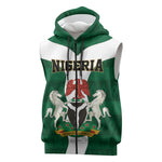 Personalised Nigeria Sleeveless Zip Hoodie Naija In My Heart