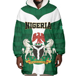 Personalised Nigeria Wearable Blanket Hoodie Naija In My Heart