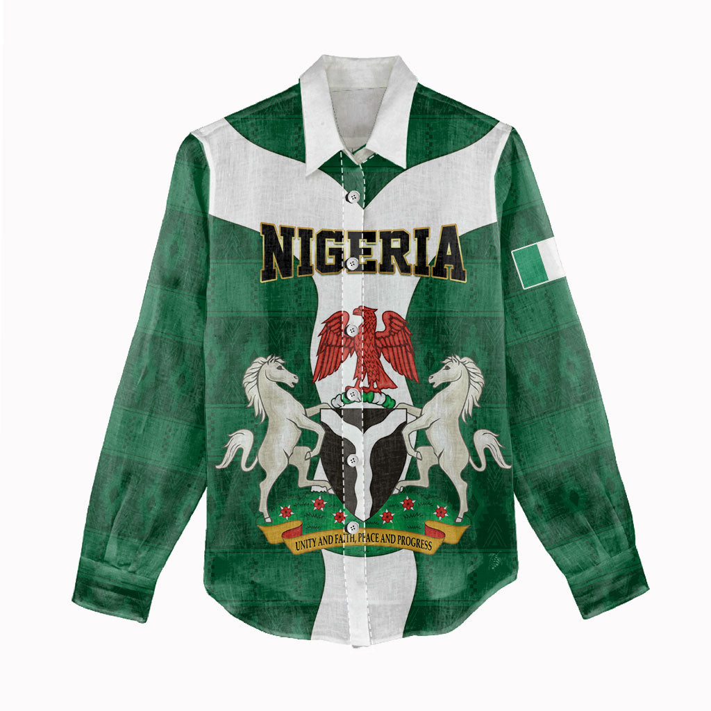 Personalised Nigeria Women Casual Shirt Naija In My Heart