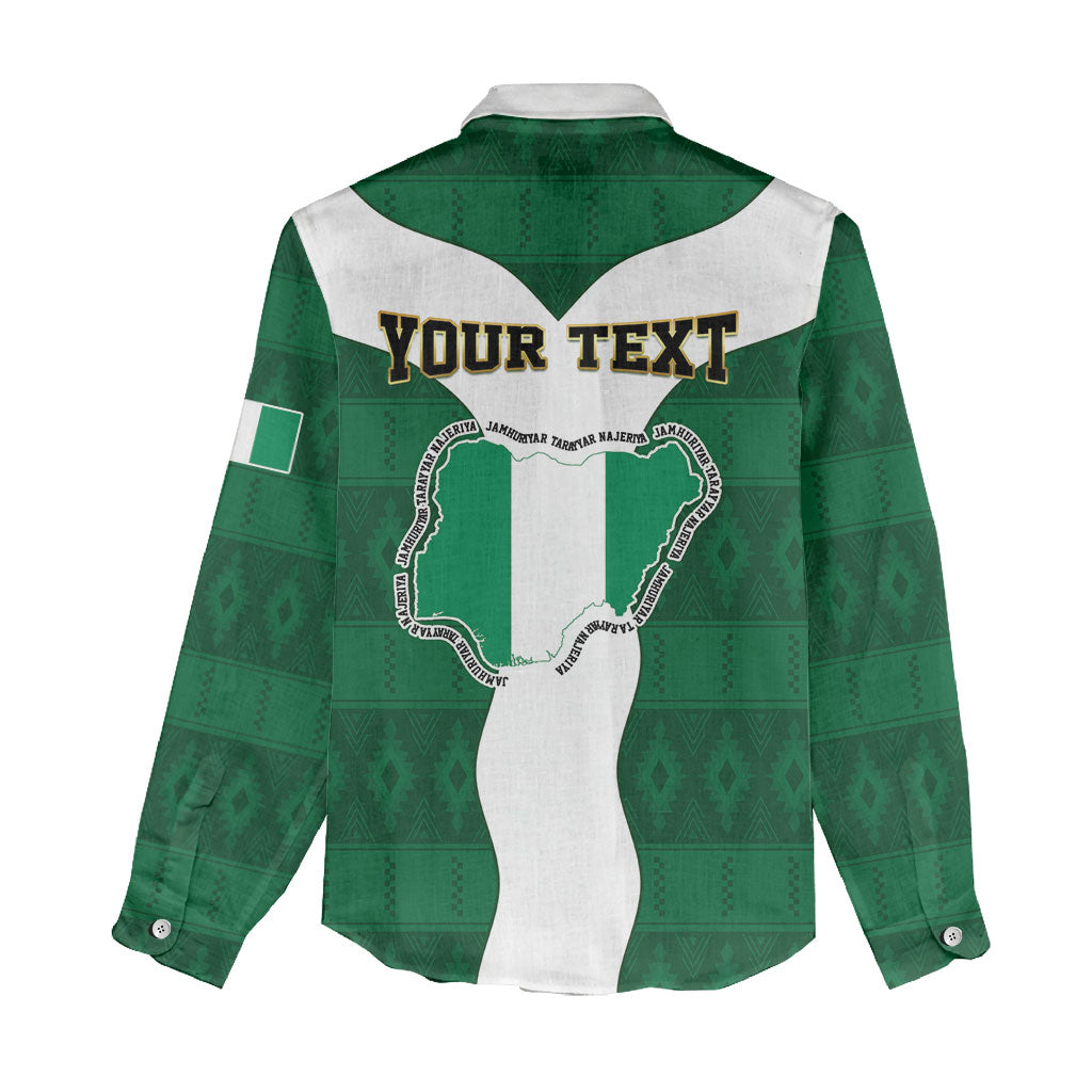 Personalised Nigeria Women Casual Shirt Naija In My Heart