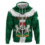 Personalised Nigeria Zip Hoodie Naija In My Heart