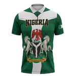 Personalised Nigeria Zipper Polo Shirt Naija In My Heart