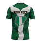 Personalised Nigeria Zipper Polo Shirt Naija In My Heart