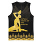 Haiti Neg Marron Basketball Jersey Lespwa pa anyen san aksyon - Gold - African Pride