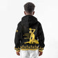 Haiti Neg Marron Kid Hoodie Lespwa pa anyen san aksyon - Gold