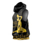 Haiti Neg Marron Sleeveless Hoodie Lespwa pa anyen san aksyon - Gold - African Pride
