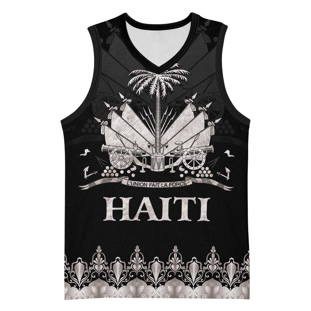 Haiti Neg Marron Basketball Jersey Hope is Nothing Without Action - Silver - African Pride