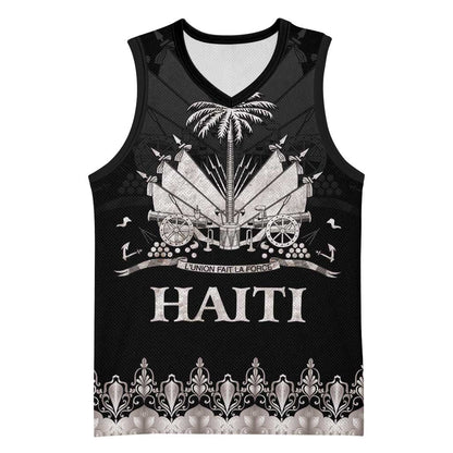 Haiti Neg Marron Basketball Jersey Hope is Nothing Without Action - Silver - African Pride