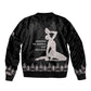 Haiti Neg Marron Bomber Jacket Hope is Nothing Without Action - Silver