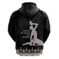 Haiti Neg Marron Hoodie Hope is Nothing Without Action - Silver