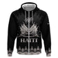 Haiti Neg Marron Hoodie Hope is Nothing Without Action - Silver