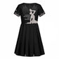 Haiti Neg Marron Kid Short Sleeve Dress Hope is Nothing Without Action - Silver