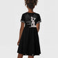Haiti Neg Marron Kid Short Sleeve Dress Hope is Nothing Without Action - Silver