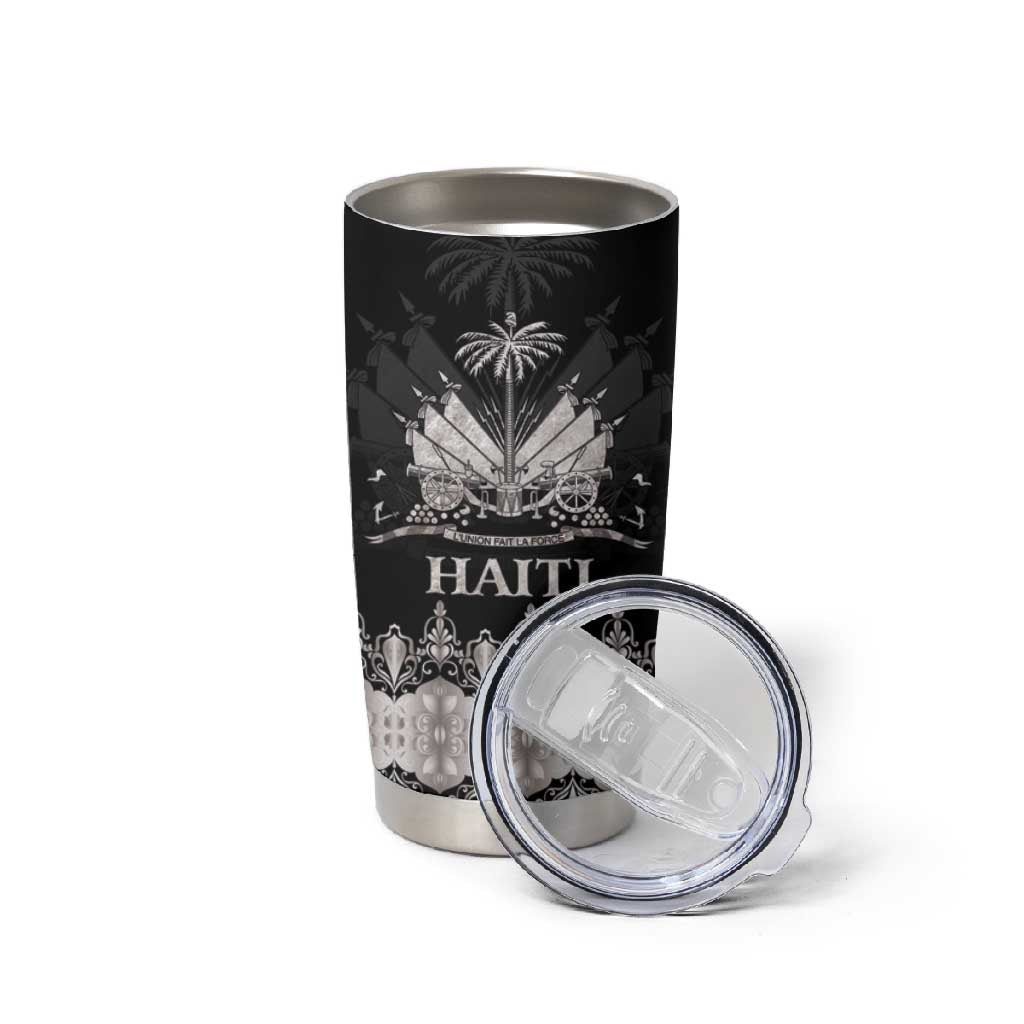 Haiti Neg Marron Tumbler Cup Hope is Nothing Without Action - Silver
