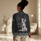 Haiti Neg Marron Women Casual Shirt Hope is Nothing Without Action - Silver LT01