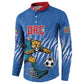 Custom Football 2026 DR Congo Leopards Button Sweatshirt Warriors of the Equator