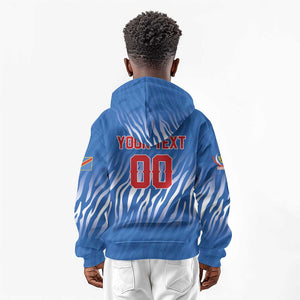 Custom Football 2026 DR Congo Leopards Kid Hoodie Warriors of the Equator