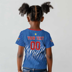 Custom Football 2026 DR Congo Leopards Kid T shirt Warriors of the Equator