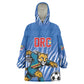 Custom Football 2026 DR Congo Leopards Kid Wearable Blanket Hoodie Warriors of the Equator