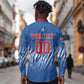 Custom Football 2026 DR Congo Leopards Long Sleeve Button Shirt Warriors of the Equator