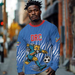 Custom Football 2026 DR Congo Leopards Long Sleeve Shirt Warriors of the Equator