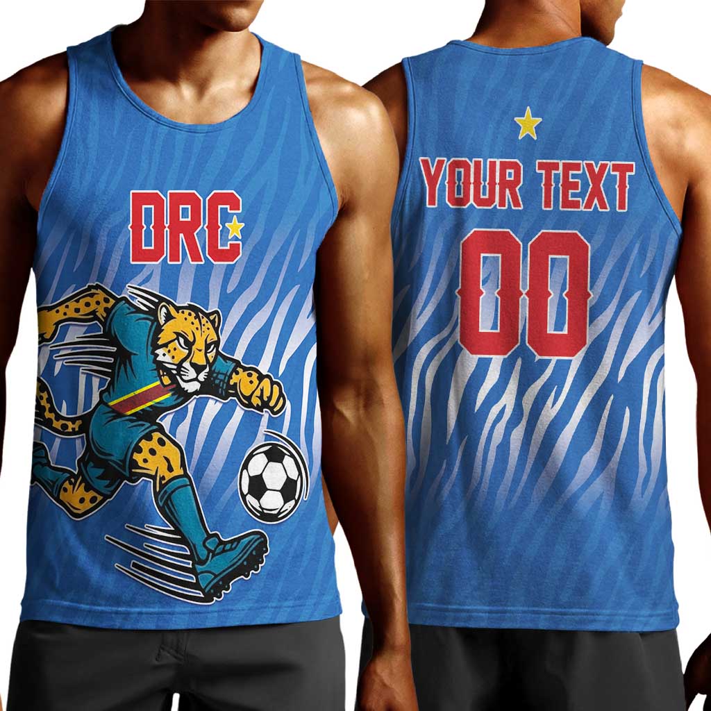 Custom Football 2026 DR Congo Leopards Men Tank Top Warriors of the Equator