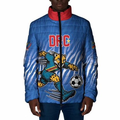 Custom Football 2026 DR Congo Leopards Padded Jacket Warriors of the Equator