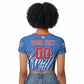 Custom Football 2026 DR Congo Leopards Raglan Cropped T shirt Warriors of the Equator