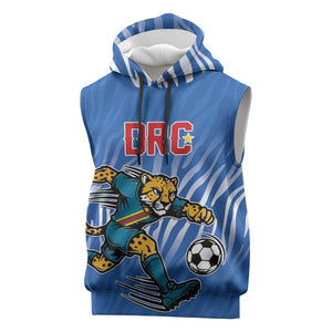 Custom Football 2026 DR Congo Leopards Sleeveless Hoodie Warriors of the Equator
