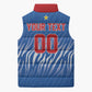Custom Football 2026 DR Congo Leopards Sleeveless Puffer Jacket Warriors of the Equator