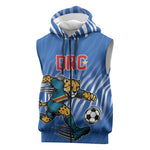 Custom Football 2026 DR Congo Leopards Sleeveless Zip Hoodie Warriors of the Equator
