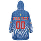 Custom Football 2026 DR Congo Leopards Wearable Blanket Hoodie Warriors of the Equator
