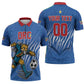 Custom Football 2026 DR Congo Leopards Zipper Polo Shirt Warriors of the Equator