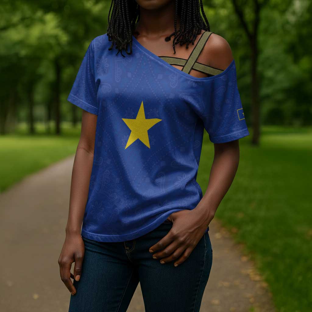 Congo Free State 1885-1908 Cross Shoulder Shirt Werk en voortgang