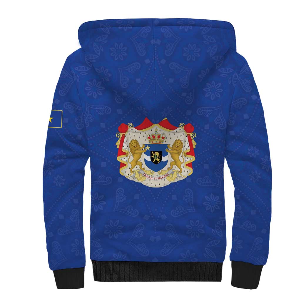 Congo Free State 1885-1908 Sherpa Hoodie Werk en voortgang